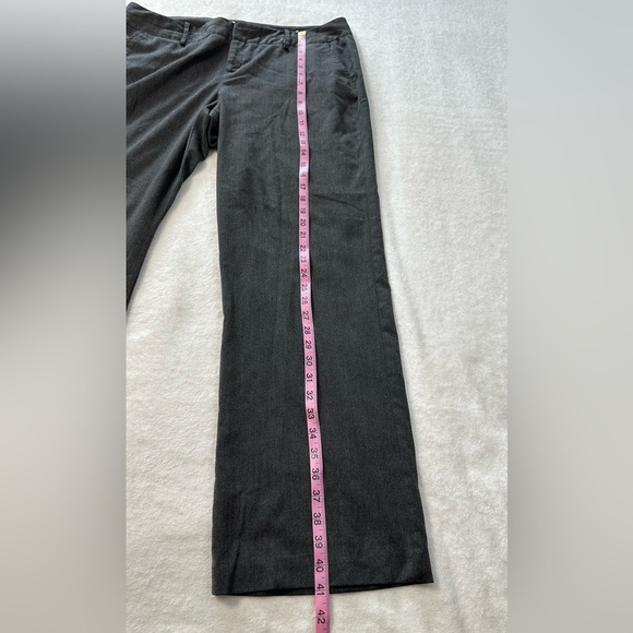 Coldwater Creek Curvy Fit Charcoal Gray Dress Straight-Leg Office Pant - Picture 7 of 13